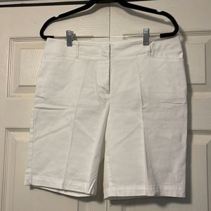 TALBOTS Petites white shorts size 12P
